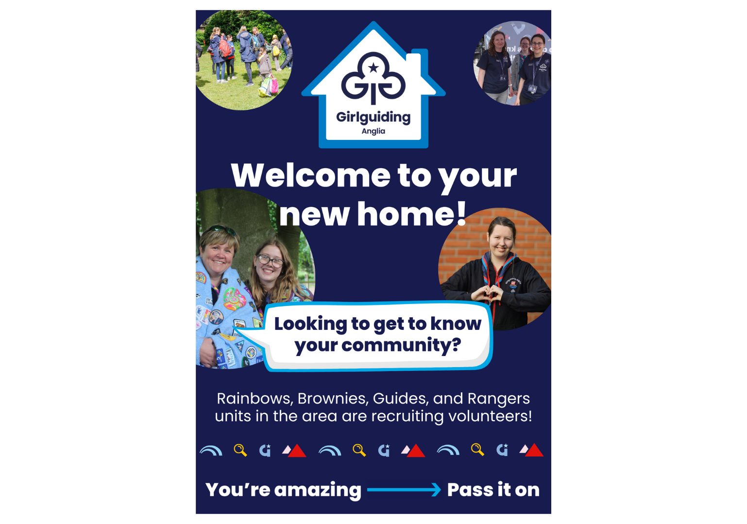 image relating to Editable volunteer new homes leaflet