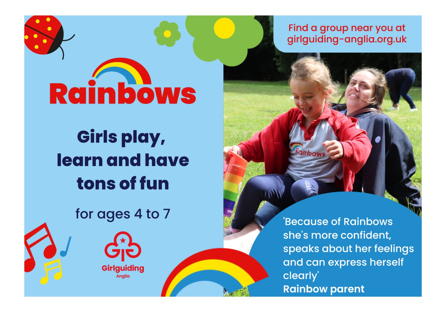 image relating to Rainbows magazine advert